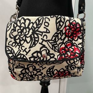 Coach F16915 Poppy Satin Messenger Bag